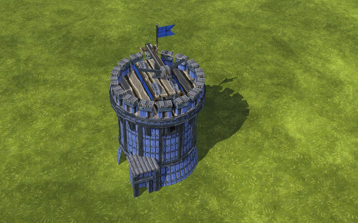 Iron Teeth Round Tower with a Ballista