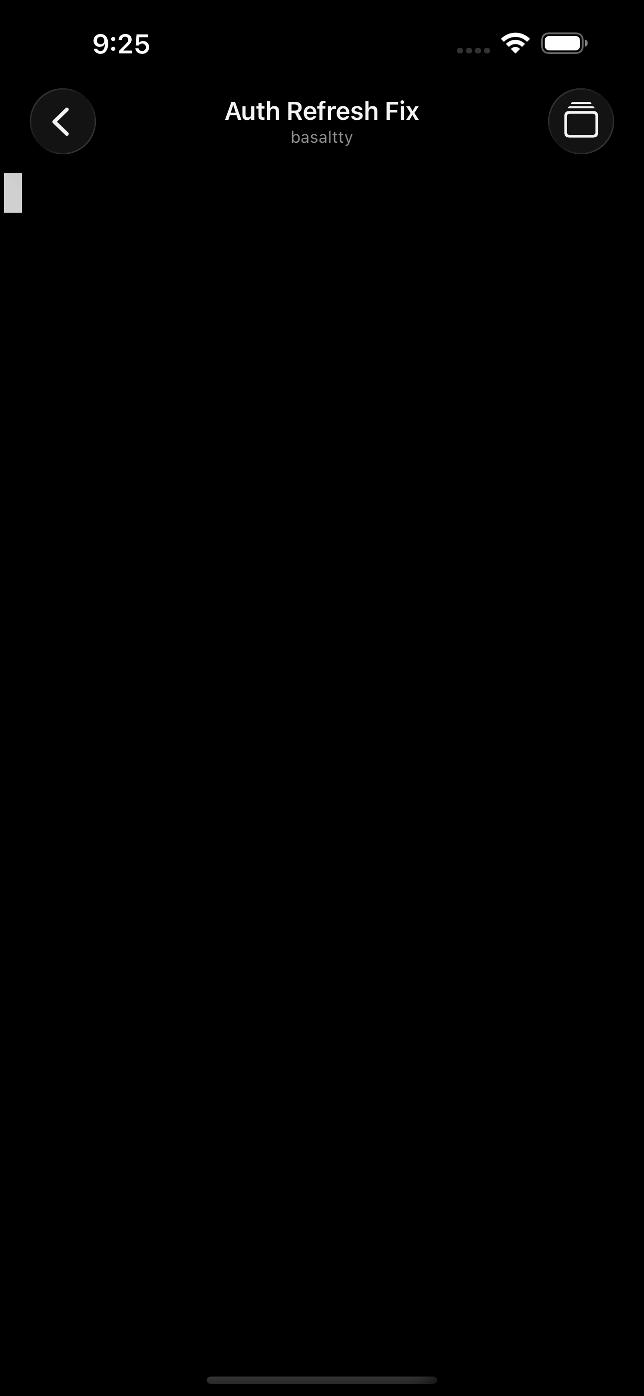 A Mac's terminal session mirrored on an iPhone, mid-task